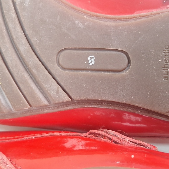 Brown's Couture Patent Leather Horse Bit Mules Size 8 - Picture 8 of 11